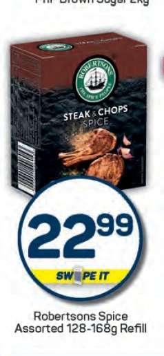Robertsons Spice Assorted 128-168g Refill