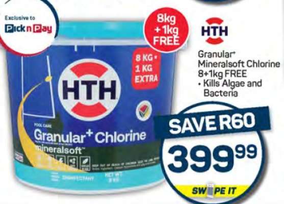 HTH Granular+ Chlorine mineralsoft