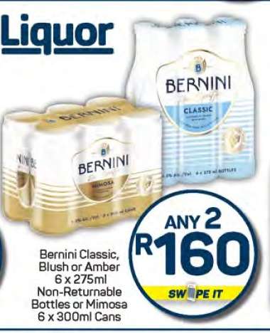 Bernini Classic, Blush or Amber