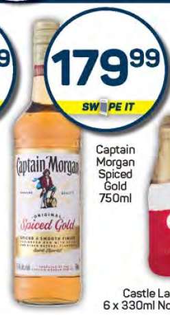 Captain Morgan Spiced Gold 750ml