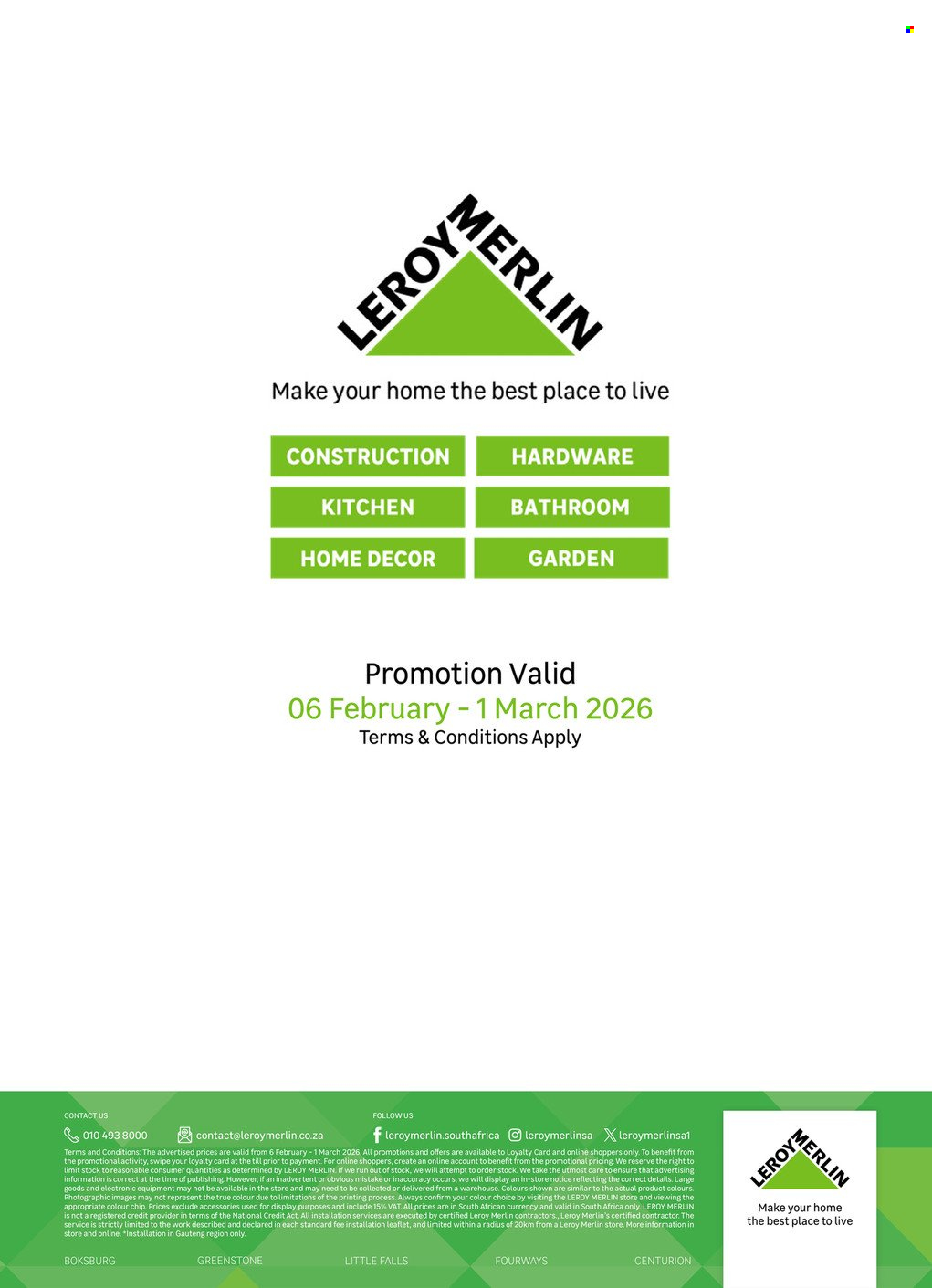Leroy Merlin specials - 06/02/2026 - 01/03/2026. Page 14