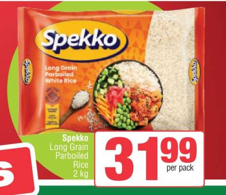 Spekko Long Grain Parboiled Rice 2 kg