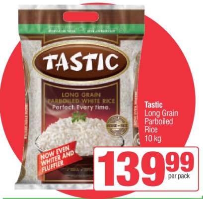 Tastic Long Grain Parboiled Rice