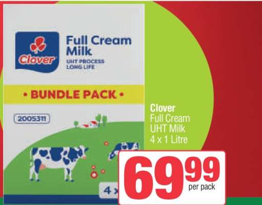 Clover Full Cream UHT Milk