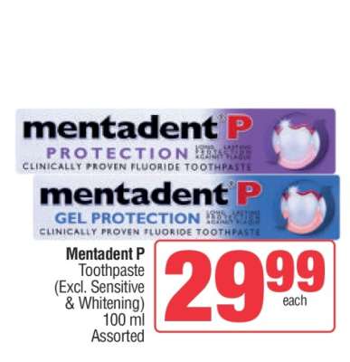 Mentadent P Toothpaste
