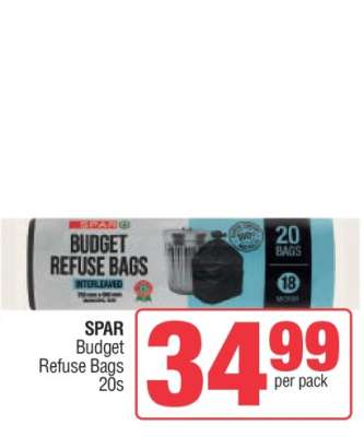 SPAR Budget Refuse Bags 20s