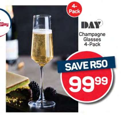 Champagne Glasses 4-Pack