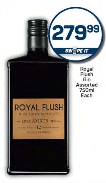 Royal Flush Gin Assorted 750ml Each