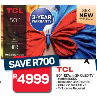 TCL 50'' 2K QLED TV