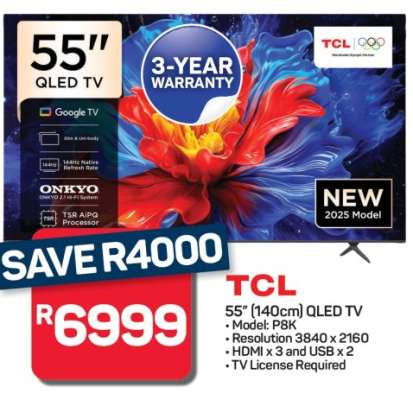TCL 55'' QLED TV