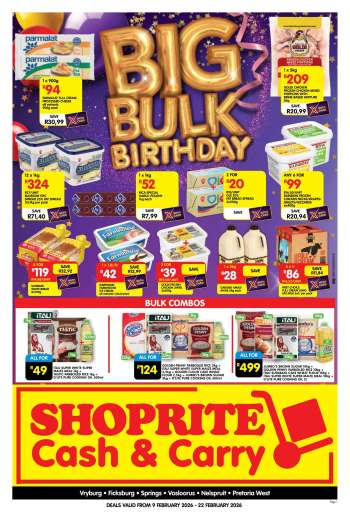 Shoprite catalogue  - 09/02/2026 - 22/02/2026.