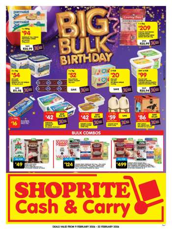 Shoprite catalogue  - 09/02/2026 - 22/02/2026.