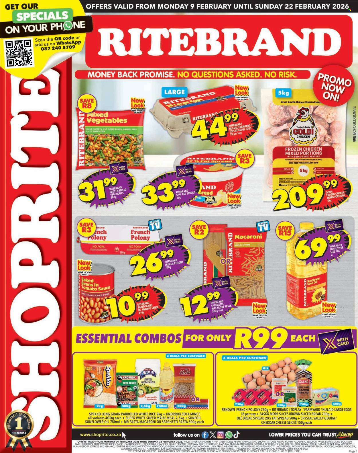 Shoprite specials - 09/02/2026 - 22/02/2026. Page 1