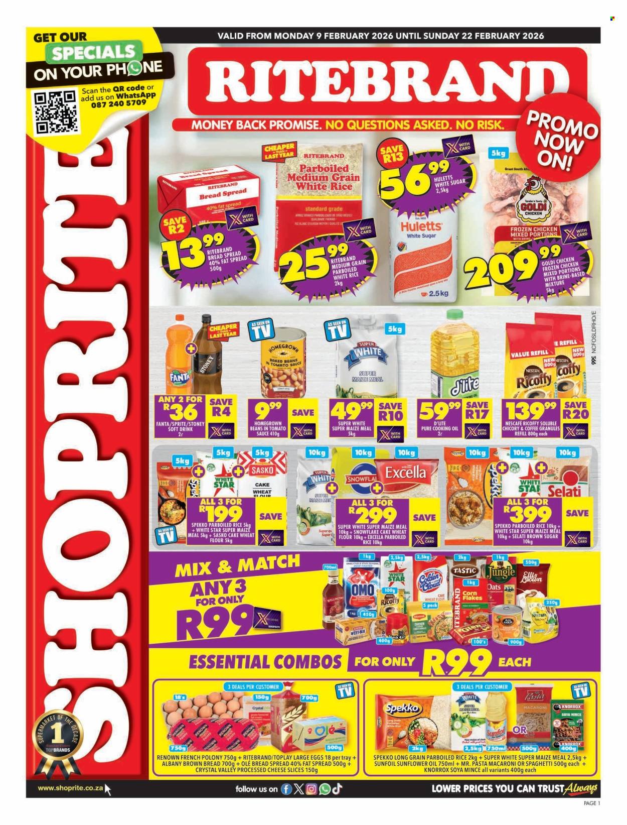 Shoprite specials - 09/02/2026 - 22/02/2026. Page 1