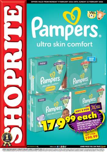 Shoprite catalogue  - 09/02/2026 - 22/02/2026.