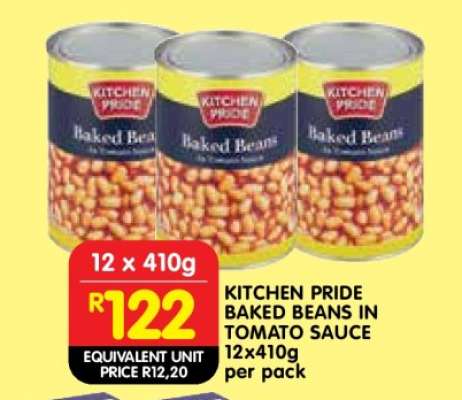 KITCHEN PRIDE BAKED BEANS IN TOMATO SAUCE