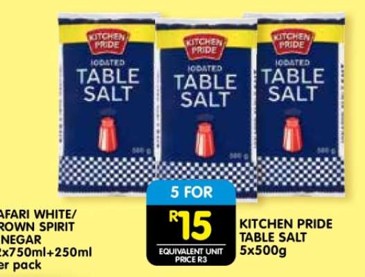 KITCHEN PRIDE TABLE SALT