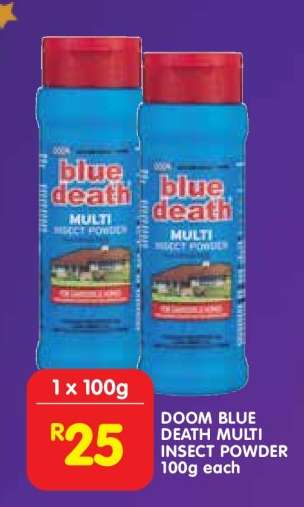 DOOM BLUE DEATH MULTI INSECT POWDER 100g each