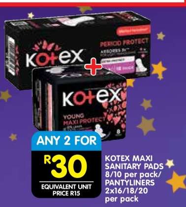 Kotex Maxi Sanitary Pads