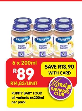 Purity Baby Food