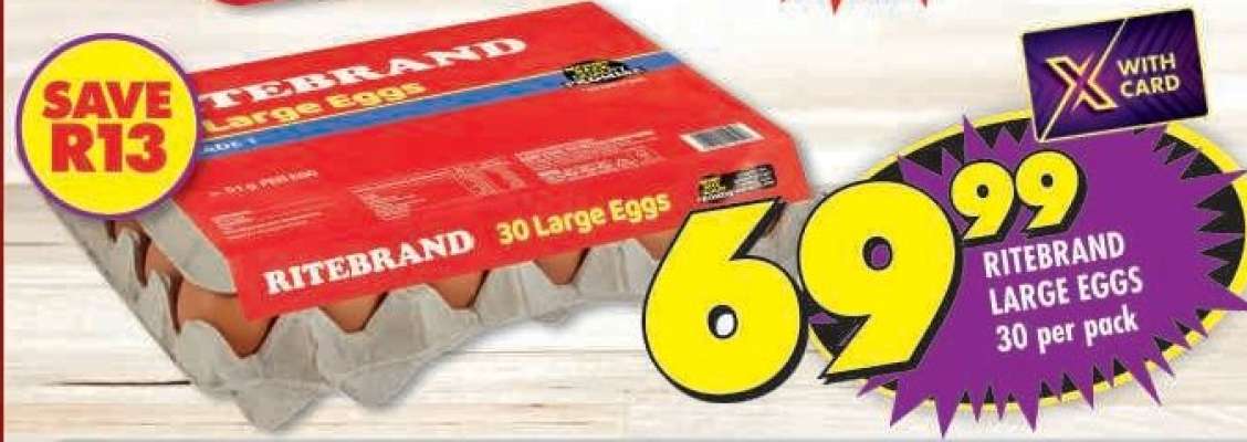 Ritebrand Large Eggs