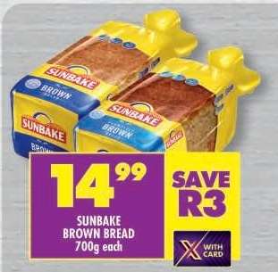 Sunbake Brown Bread