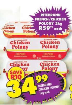 RITEBRAND CHICKEN POLONY 1kg