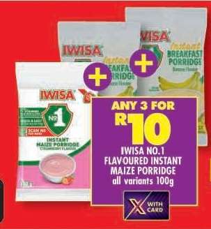 IWISA No.1 Flavoured Instant Maize Porridge