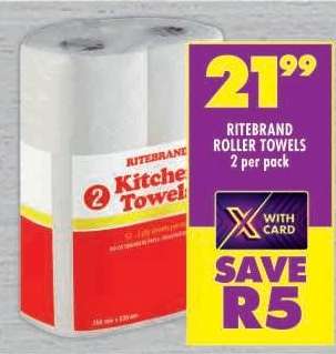 RITEBRAND ROLLER TOWELS