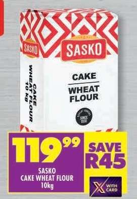 Sasko Cake Wheat Flour 10kg