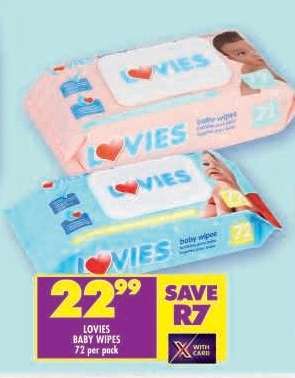 LOVIES BABY WIPES