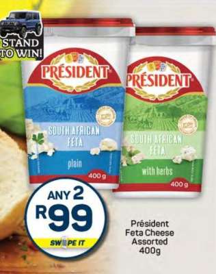 President Feta Cheese Assorted 400g