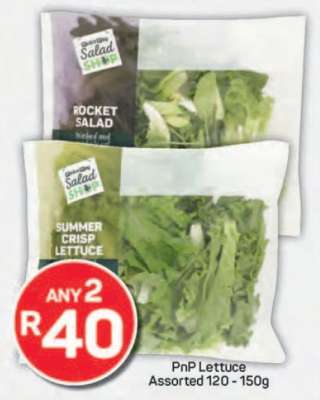 PnP Lettuce Assorted 120/150g