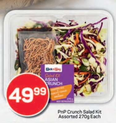 PnP Crunch Salad Kit Assorted 270g Each