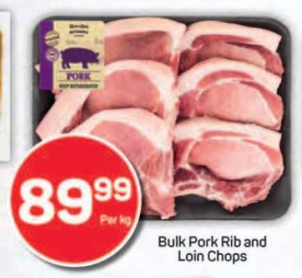 Bulk Pork Rib and Loin Chops