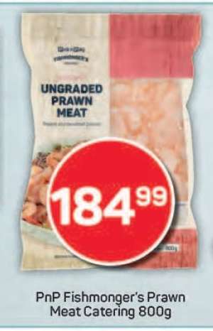 PnP Fishmonger’s Prawn Meat Catering 800g
