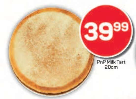 PnP Milk Tart 20cm