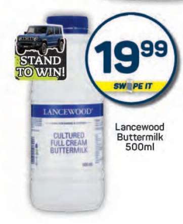 Lancewood Buttermilk 500ml