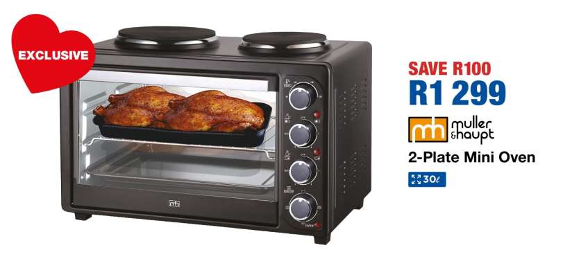 2-Plate Mini Oven