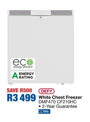 Defy White Chest Freezer