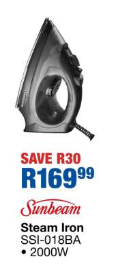 Sunbeam Steam Iron SSI-018BA