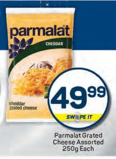 Parmalat Grated Cheese Assorted 250g Each