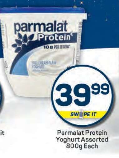 Parmalat Protein Yoghurt Assorted 800g Each