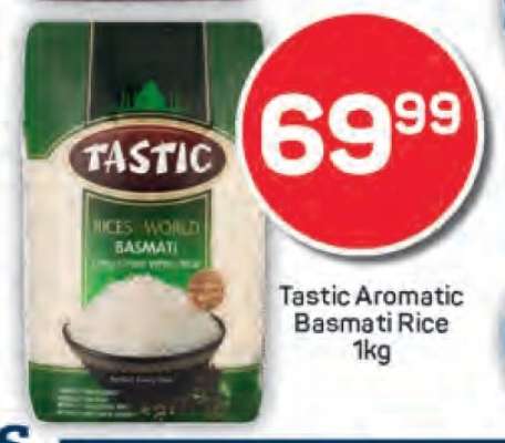 Tastic Aromatic Basmati Rice 1kg