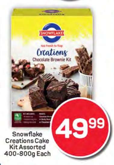 Snowflake Creations Cake Kit Assorted