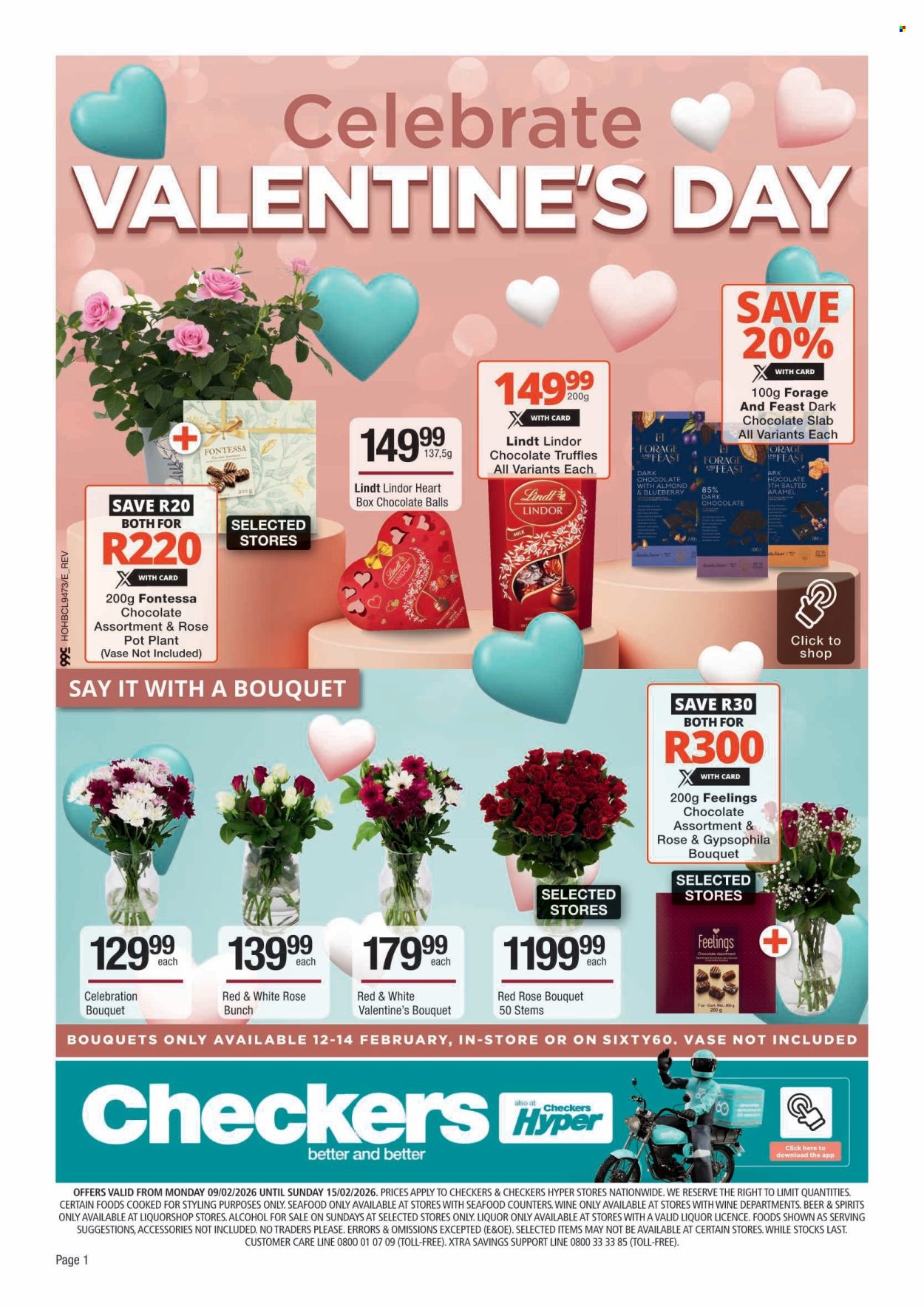 Checkers specials - 09/02/2026 - 15/02/2026. Page 1
