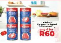 La Belinda Chopped or Peeled Tomatoes 400 g