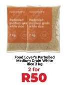 Food Lover’s Parboiled Medium Grain White Rice 2 kg