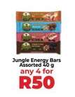 Jungle Energy Bars Assorted 40 g