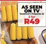 Sweetcorn Prepacks 4s